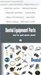 Mobile Screenshot of dentalequipmentparts.com