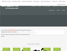 Tablet Screenshot of dentalequipmentparts.com